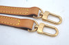 Authentic Louis Vuitton Leather Shoulder Strap Beige LV L0383