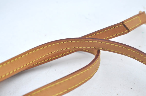 Authentic Louis Vuitton Leather Shoulder Strap Beige LV L0383