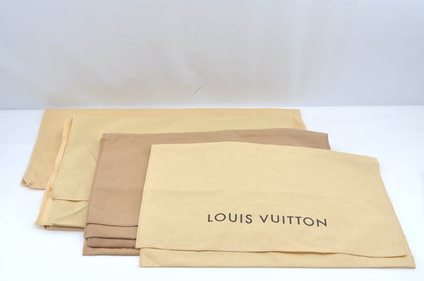 Authentic Louis Vuitton Dust Bag 10 Set Cotton Beige 17.7x13.4x0.1 LV L0384