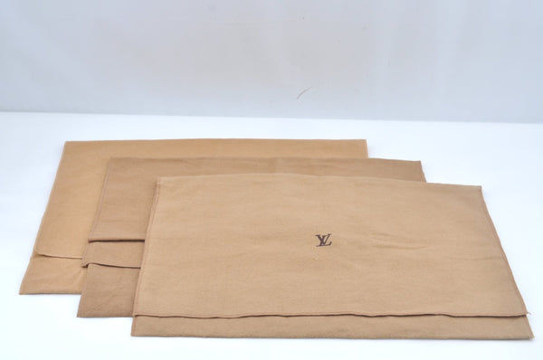 Authentic Louis Vuitton Dust Bag 10 Set Cotton Beige 17.7x13.4x0.1 LV L0384
