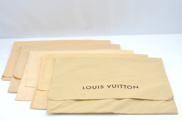 Authentic Louis Vuitton Dust Bag 10 Set Cotton Beige 17.7x13.4x0.1 LV L0384