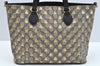 Authentic GUCCI GG Supreme 2Way Shoulder Tote Bag PVC Leather Brown Junk L0385