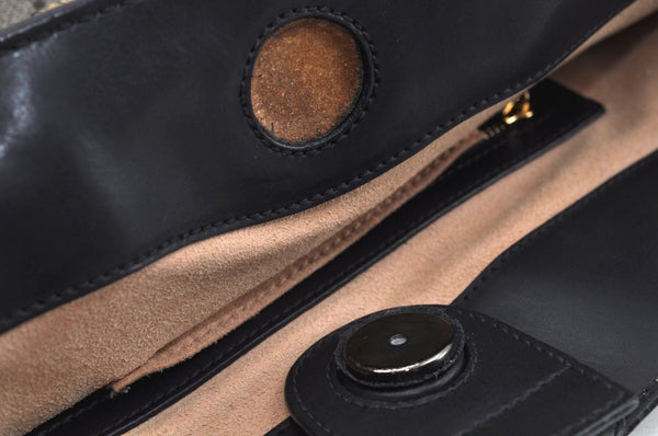 Authentic GUCCI GG Supreme 2Way Shoulder Tote Bag PVC Leather Brown Junk L0385