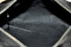 Authentic GUCCI Hand Bag Purse GG Canvas Leather Black L0387