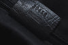 Authentic GUCCI Hand Bag Purse GG Canvas Leather Black L0387