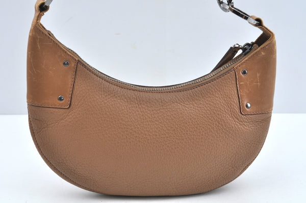 Authentic GUCCI Shoulder Hand Bag Purse Leather 109208 Brown L0390