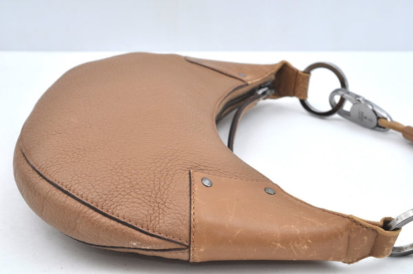 Authentic GUCCI Shoulder Hand Bag Purse Leather 109208 Brown L0390