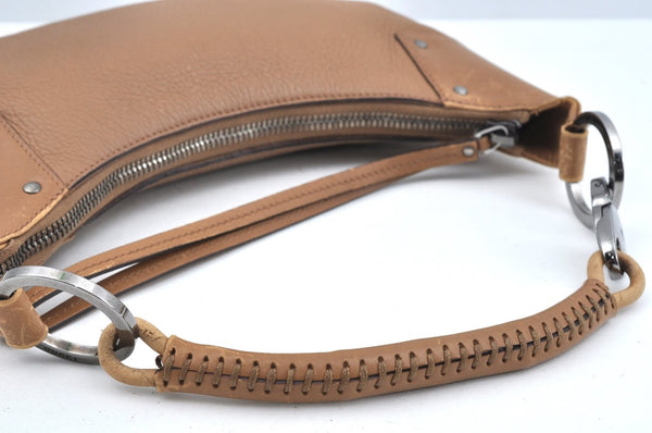 Authentic GUCCI Shoulder Hand Bag Purse Leather 109208 Brown L0390