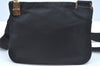 Authentic PRADA Nylon Tessuto Leather Shoulder Cross Body Bag Purse Black L0392