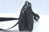 Authentic PRADA Nylon Tessuto Leather Shoulder Cross Body Bag Purse Black L0392