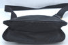 Authentic PRADA Nylon Tessuto Leather Shoulder Cross Body Bag Purse Black L0392