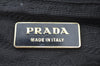 Authentic PRADA Nylon Tessuto Leather Shoulder Cross Body Bag Purse Black L0392