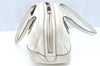 Auth GUCCI Sherry Line Princy Ribbon Shoulder Bag GG Leather 161720 White L0395