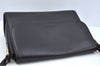 Authentic Burberrys Vintage Leather Shoulder Cross Body Bag Purse Black L0396
