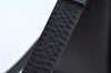 Authentic Burberrys Vintage Leather Shoulder Cross Body Bag Purse Black L0396