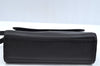 Authentic Burberrys Vintage Leather Shoulder Cross Body Bag Purse Black L0396
