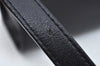 Authentic Burberrys Vintage Leather Shoulder Cross Body Bag Purse Black L0396
