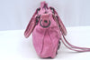 Authentic BALENCIAGA Giant The First 2Way Shoulder Hand Bag Leather Pink L0397