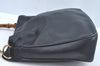 Authentic GUCCI Bamboo 2Way Shoulder Cross Body Bag Leather Black Junk L0402