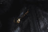 Authentic GUCCI Bamboo 2Way Shoulder Cross Body Bag Leather Black Junk L0402