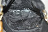 Authentic GUCCI Bamboo 2Way Shoulder Cross Body Bag Leather Black Junk L0402