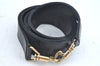 Authentic GUCCI Bamboo 2Way Shoulder Cross Body Bag Leather Black Junk L0402