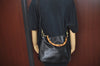 Authentic GUCCI Bamboo 2Way Shoulder Cross Body Bag Leather Black Junk L0402
