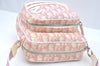 Authentic Christian Dior Trotter No.2 Shoulder Cross Body Bag PVC Pink L0404