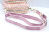 Authentic Christian Dior Trotter No.2 Shoulder Cross Body Bag PVC Pink L0404