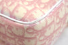 Authentic Christian Dior Trotter No.2 Shoulder Cross Body Bag PVC Pink L0404