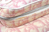 Authentic Christian Dior Trotter No.2 Shoulder Cross Body Bag PVC Pink L0404