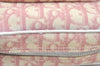 Authentic Christian Dior Trotter No.2 Shoulder Cross Body Bag PVC Pink L0404