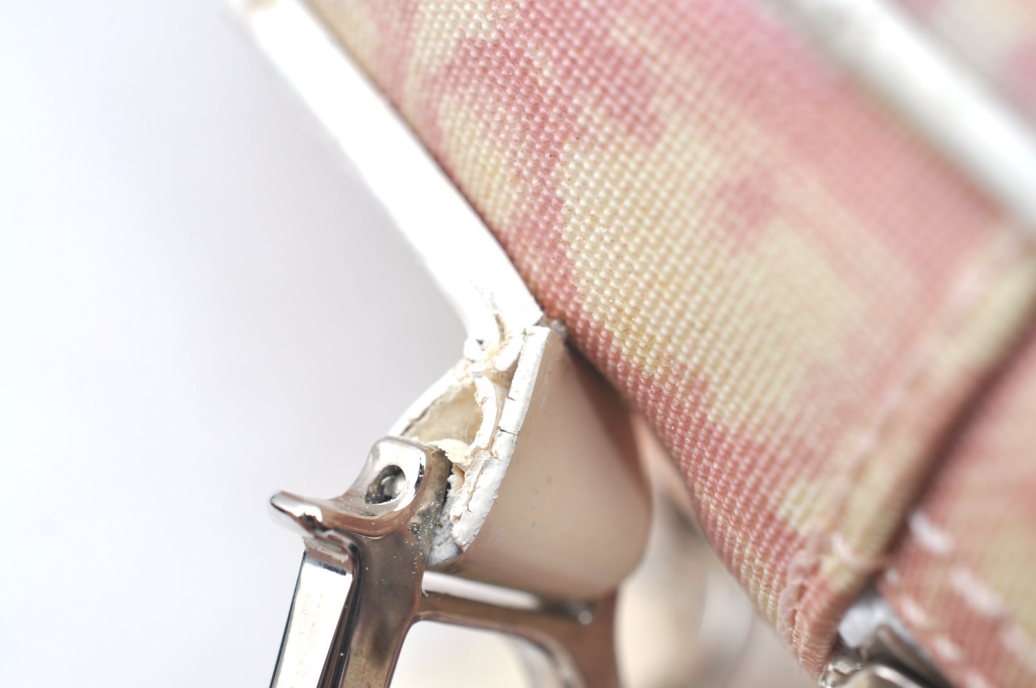 Authentic Christian Dior Trotter No.2 Shoulder Cross Body Bag PVC Pink L0404