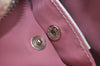 Authentic Christian Dior Trotter No.2 Shoulder Cross Body Bag PVC Pink L0404