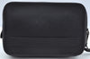 Authentic COACH Clutch Hand Bag Purse Leather Black L0406