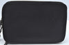Authentic COACH Clutch Hand Bag Purse Leather Black L0406