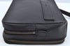 Authentic COACH Clutch Hand Bag Purse Leather Black L0406