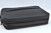 Authentic COACH Clutch Hand Bag Purse Leather Black L0406