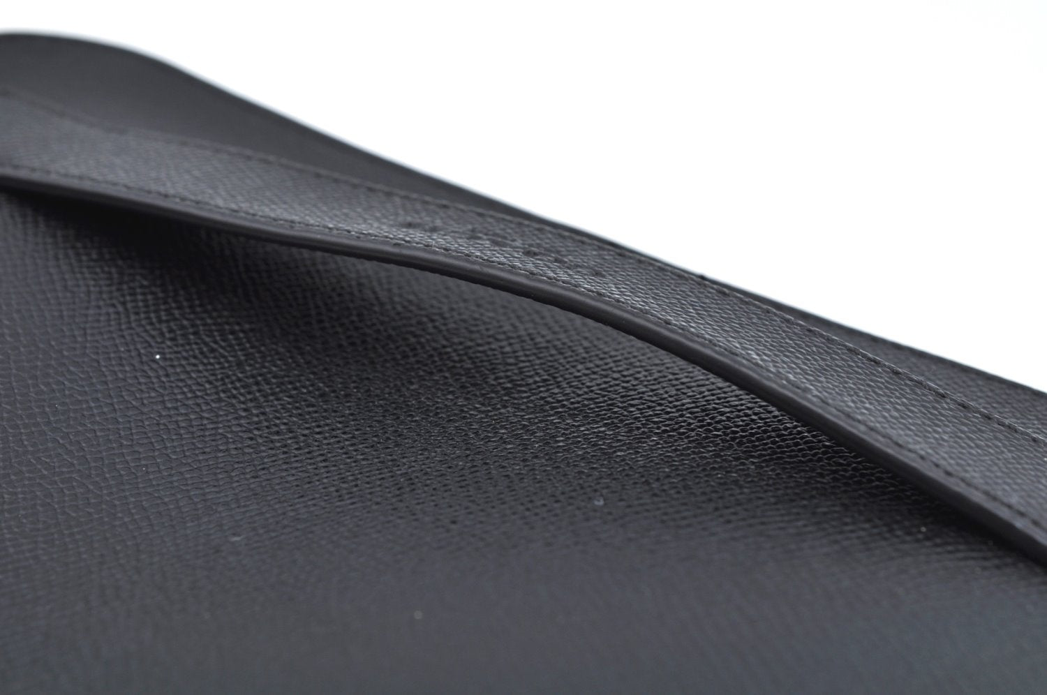 Authentic COACH Clutch Hand Bag Purse Leather Black L0406
