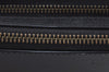 Authentic COACH Clutch Hand Bag Purse Leather Black L0406