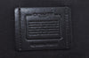 Authentic COACH Clutch Hand Bag Purse Leather Black L0406