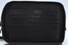 Authentic COACH Clutch Hand Bag Purse Leather Black L0406