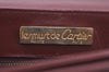 Authentic Cartier Must de Cartier Leather Shoulder Cross Bag Bordeaux Red L0413