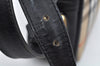 Authentic Burberrys Nova Check Shoulder Cross Body Bag Canvas Beige L0419