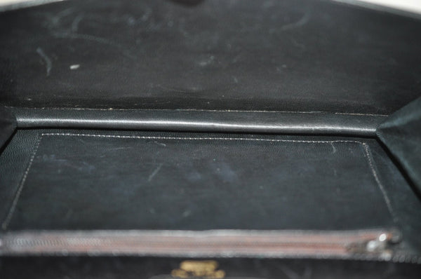 Authentic GUCCI Shoulder Cross Body Bag Purse Leather Black L0421