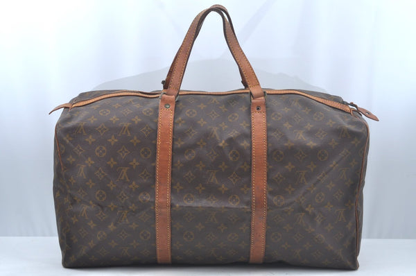 Authentic Louis Vuitton Monogram Sac Souple55 Hand Boston Bag Old Model LV L0422