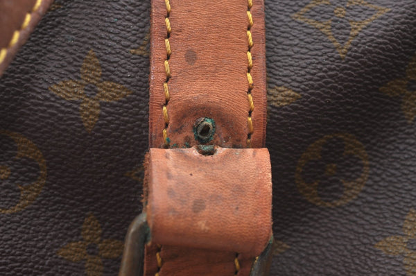 Authentic Louis Vuitton Monogram Sac Souple55 Hand Boston Bag Old Model LV L0422