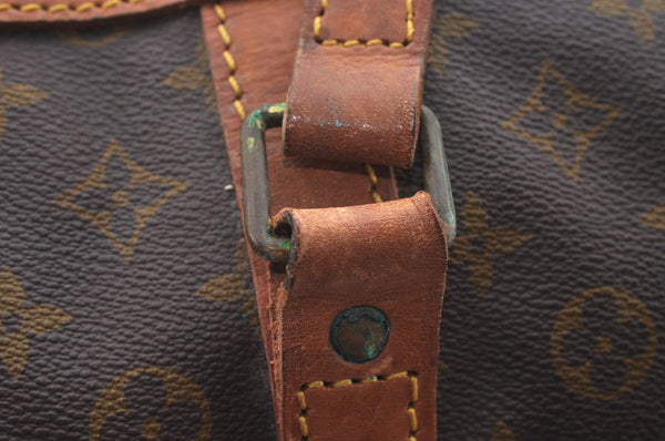 Authentic Louis Vuitton Monogram Sac Souple55 Hand Boston Bag Old Model LV L0422