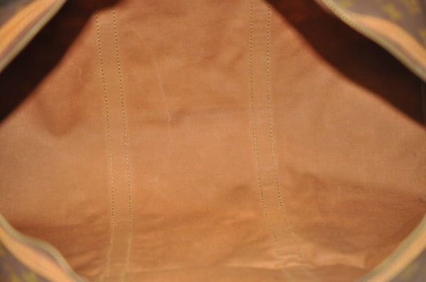 Authentic Louis Vuitton Monogram Sac Souple55 Hand Boston Bag Old Model LV L0422