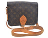 Authentic Louis Vuitton Monogram Cartouchiere MM M51253 Shoulder Cross Bag L0423